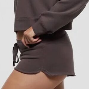 Skims French Terry Brown Dolphin Short Shorts Women’s size M